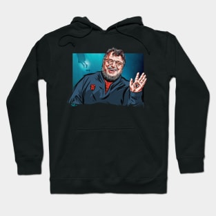 Guillermo del Toro - An illustration by Paul Cemmick Hoodie